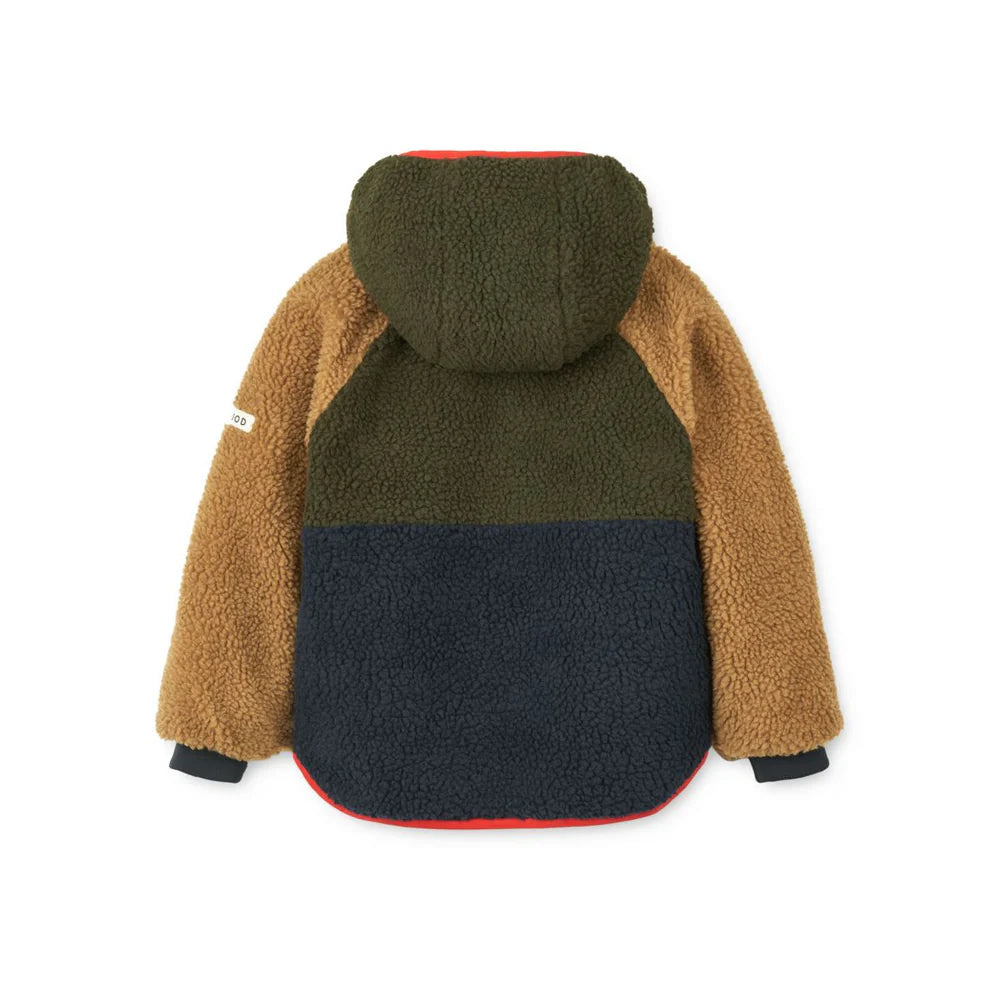 (LW17576) Jackson Reversible Jacket - Army brown multi mix - MintMouse (Unicorner Concept Store)