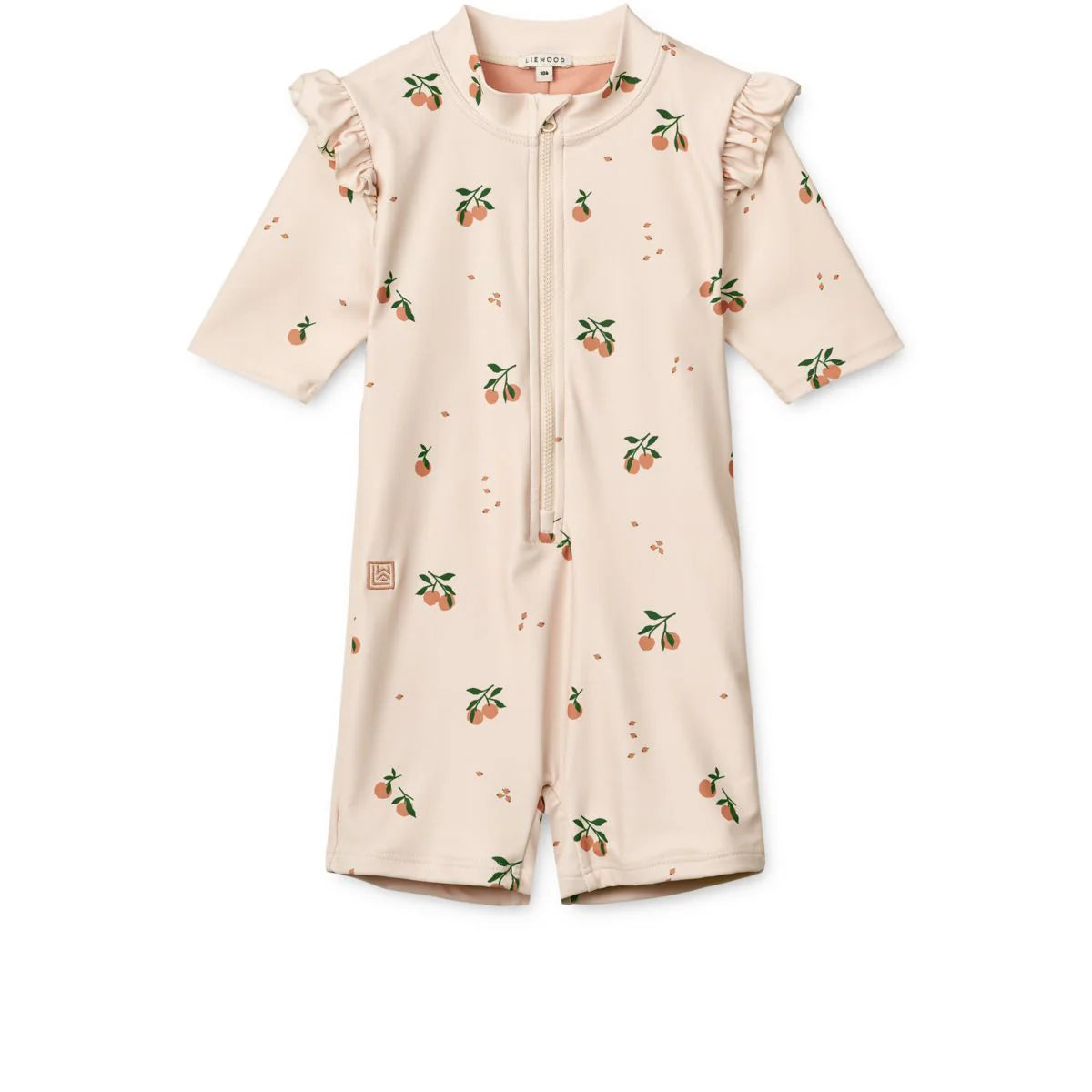 (LW18587) Liewood Amel Swim Jumpsuit - Peach Seashell - MintMouse (Unicorner Concept Store)