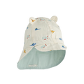 (LW17698) Gorm Reversible Sun Hat With Ears - Aviator / Ecru - MintMouse (Unicorner Concept Store)