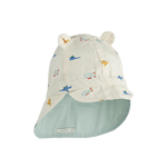 (LW17698) Gorm Reversible Sun Hat With Ears - Aviator / Ecru - MintMouse (Unicorner Concept Store)