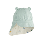 (LW17698) Gorm Reversible Sun Hat With Ears - Aviator / Ecru - MintMouse (Unicorner Concept Store)