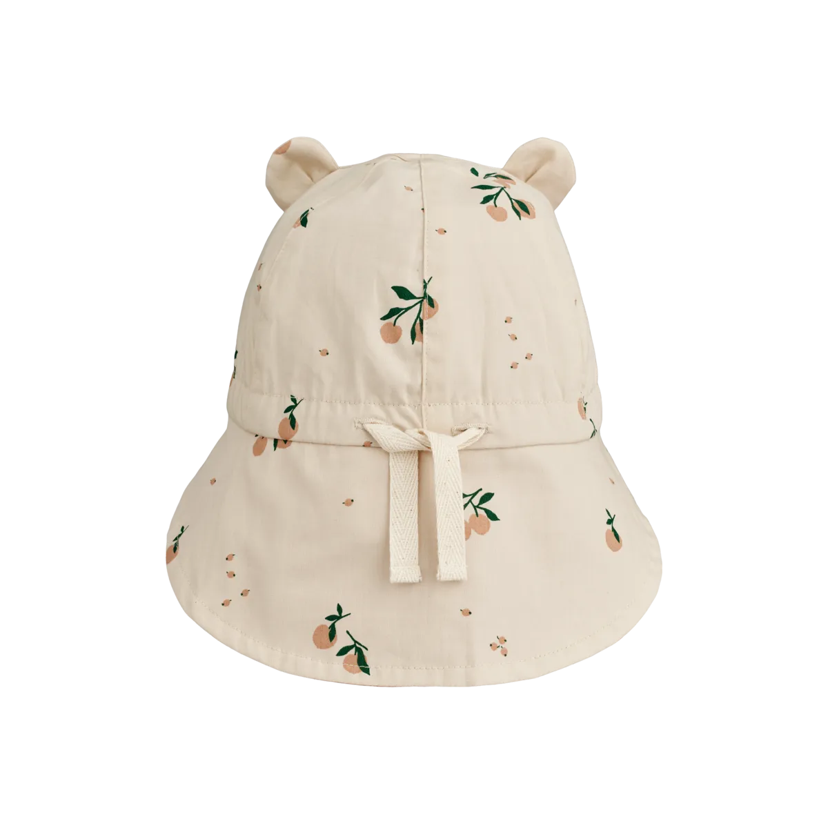 (LW17698) Gorm Reversible Sun Hat With Ears - Peach Seashell / Pale tuscany - MintMouse (Unicorner Concept Store)
