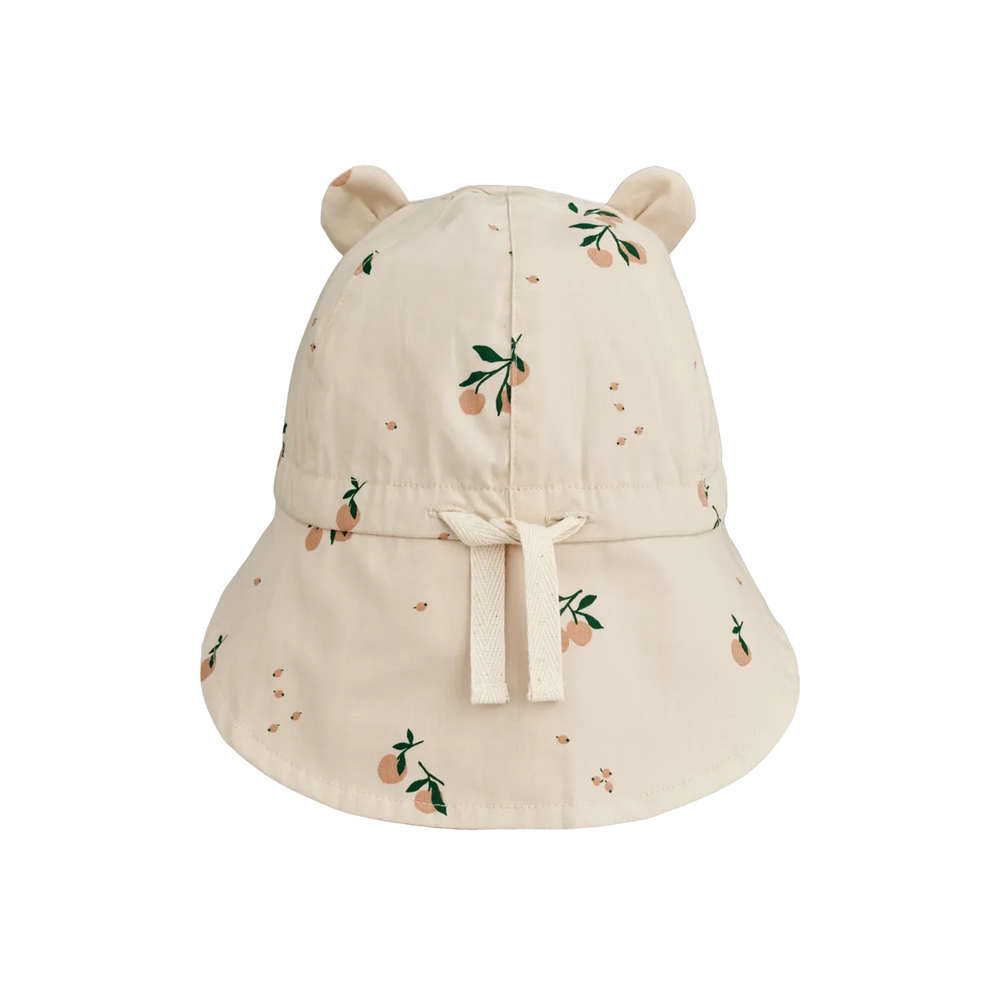 (LW17698) Gorm Reversible Sun Hat With Ears - Peach Seashell / Pale tuscany - MintMouse (Unicorner Concept Store)