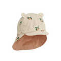 (LW17698) Gorm Reversible Sun Hat With Ears - Peach Seashell / Pale tuscany - MintMouse (Unicorner Concept Store)
