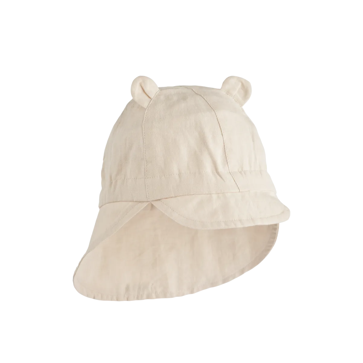 (LW17695) Gorm Linen Sun Hat With Ears - Sandy - MintMouse (Unicorner Concept Store)