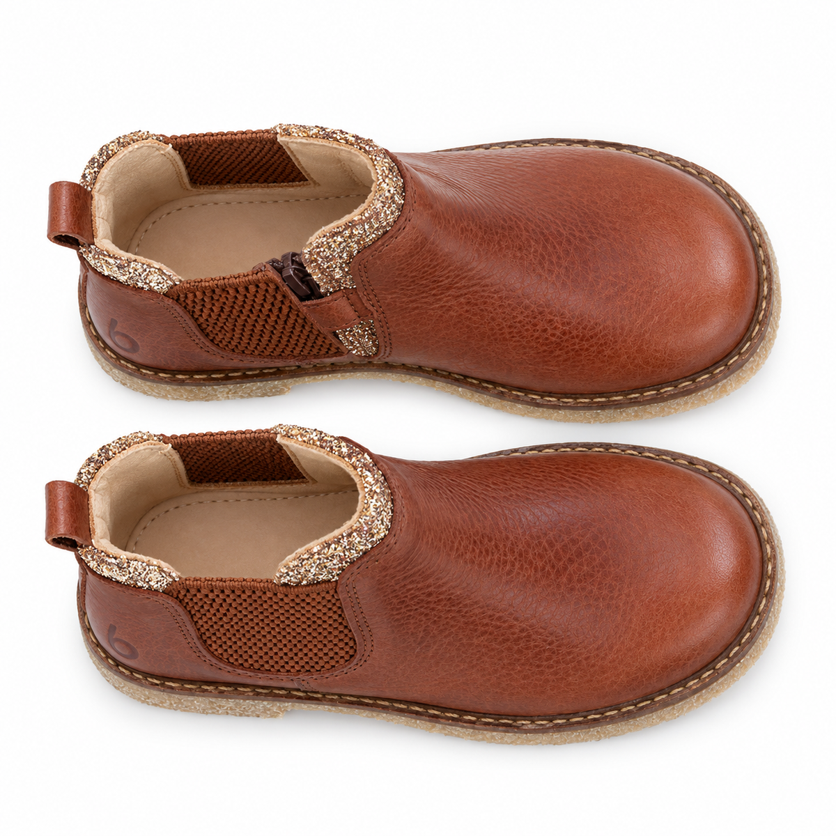 Light Brown Leather Boot (25656-B)