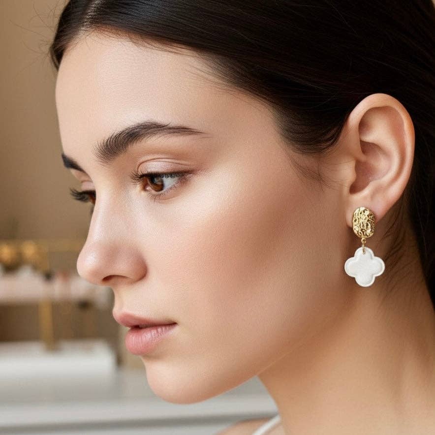 PURE CLOVER DROP - EARRINGS: Sable - MintMouse (Unicorner Concept Store)