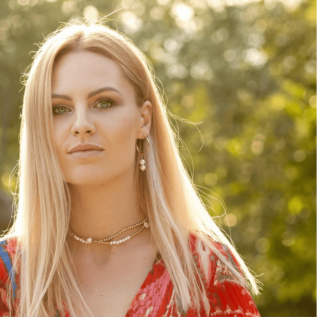 Hoop earrings with pearls - CHARLIZE - MintMouse (Unicorner Concept Store)