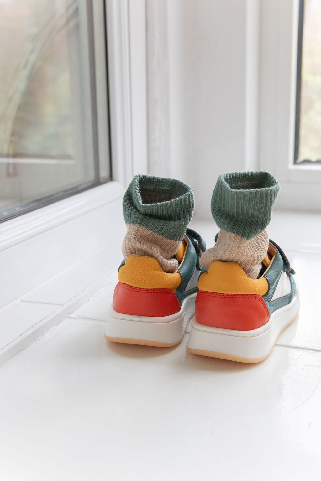 (5813) Low trainers velcro blue sea - MintMouse (Unicorner Concept Store)