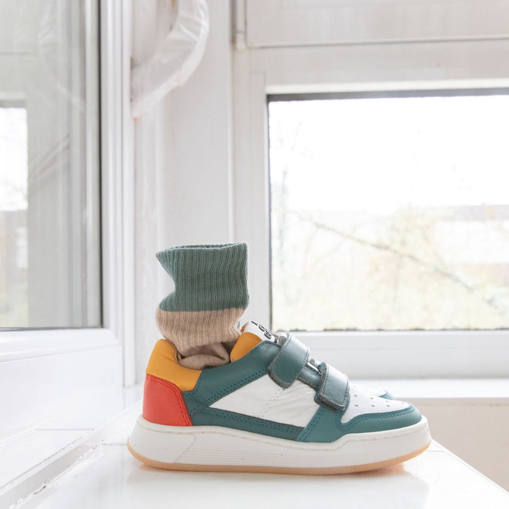 (5813) Low trainers velcro blue sea - MintMouse (Unicorner Concept Store)