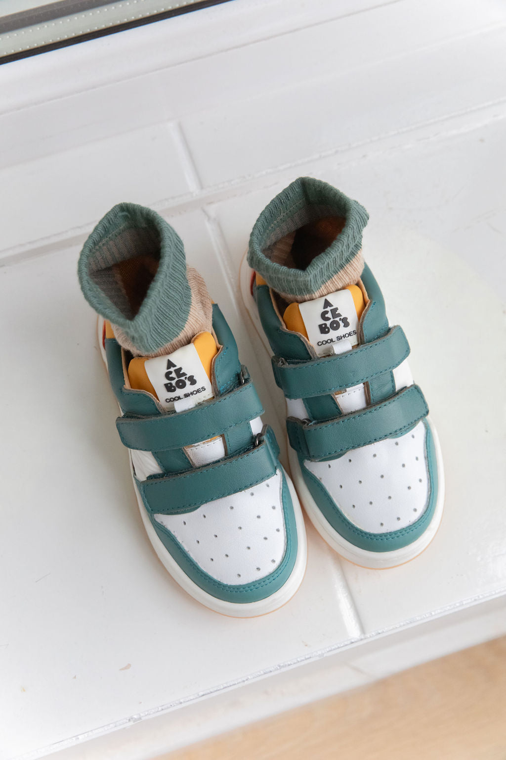 (5813) Low trainers velcro blue sea - MintMouse (Unicorner Concept Store)