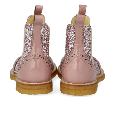 Chelsea boots  with brogue lace pattern - Faded Rose / Blossom - MintMouse (Unicorner Concept Store)