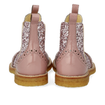 Chelsea boots  with brogue lace pattern - Faded Rose / Blossom - MintMouse (Unicorner Concept Store)