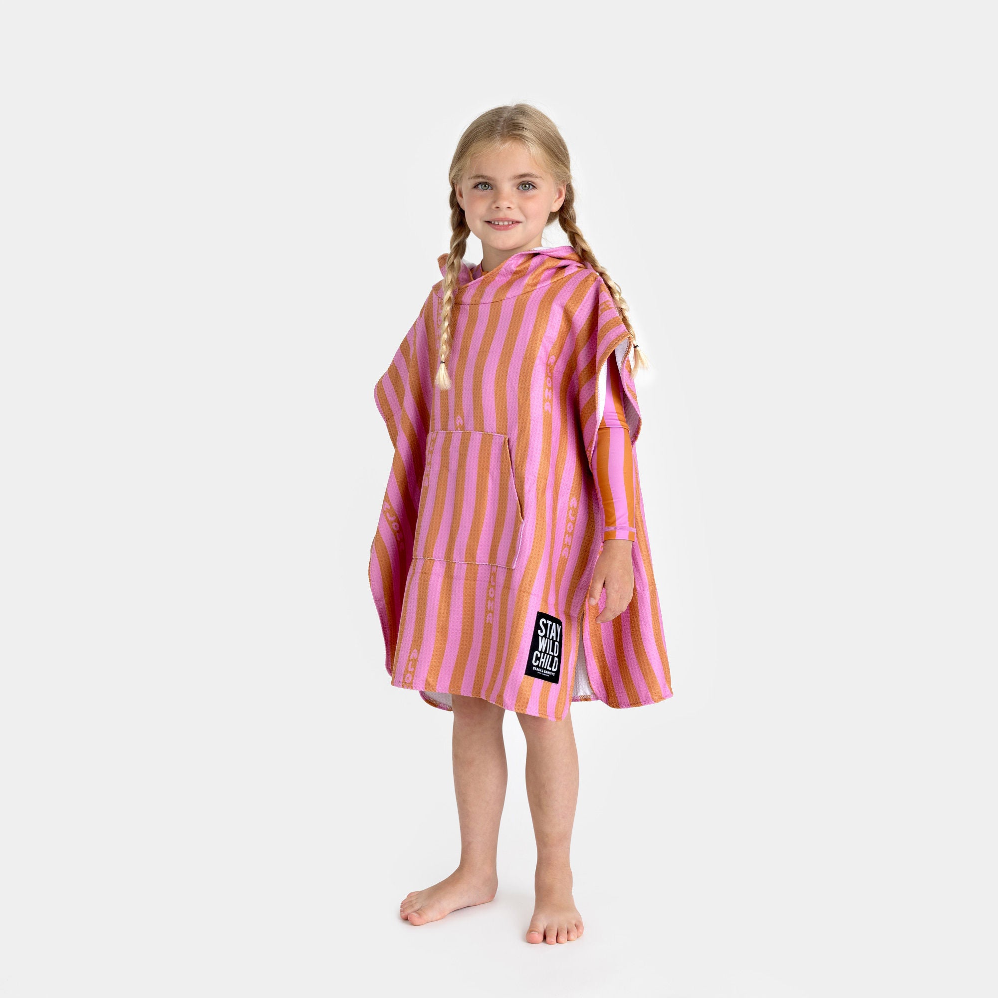 PONCHO ALOHA STRIPES (quick drying) - MintMouse (Unicorner Concept Store)