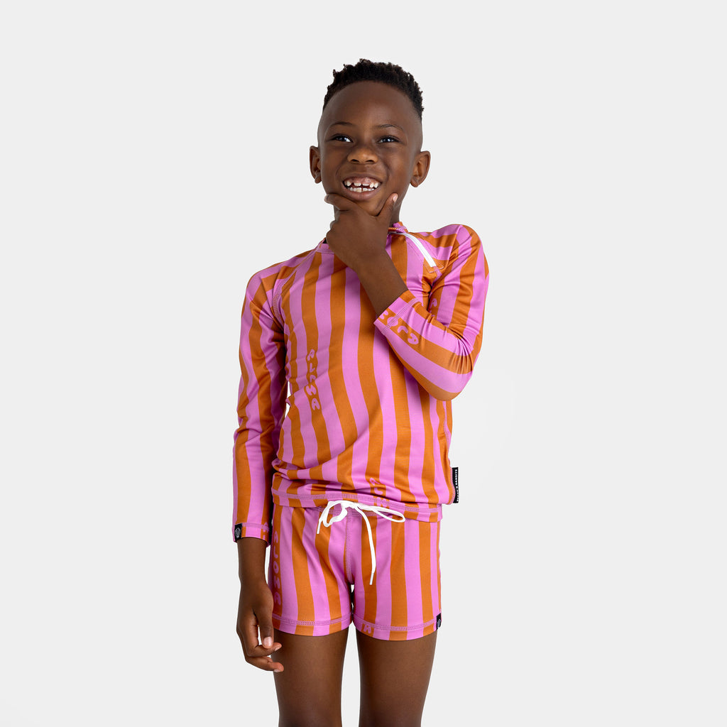ALOHA STRIPES SWIM TRUNK - MintMouse (Unicorner Concept Store)