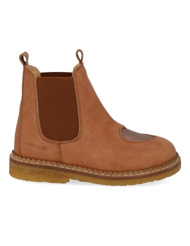 6167-201-3895 Chelsea boots with heart - Cognac/R/Cooper