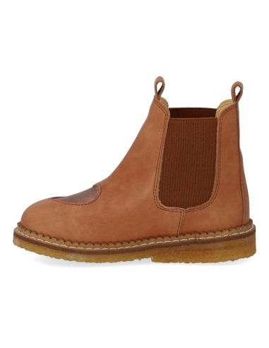 6167-201-3895 Chelsea boots with heart - Cognac/R/Cooper