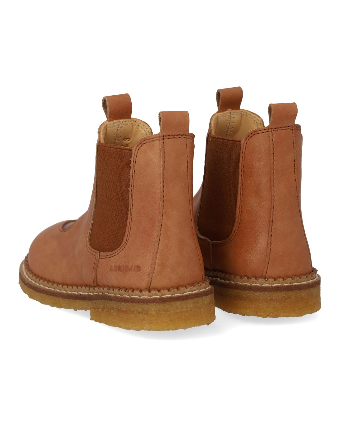 6167-201-3895 Chelsea boots with heart - Cognac/R/Cooper - MintMouse (Unicorner Concept Store)