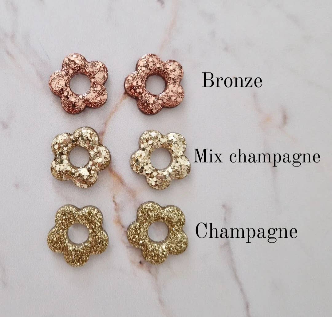 Flower earrings (color of your choice): Bronze / Classic - MintMouse (Unicorner Concept Store)