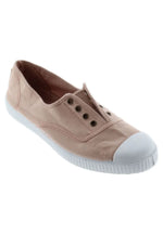 (106623) Women's canvas trainers with elastic - Ballet
