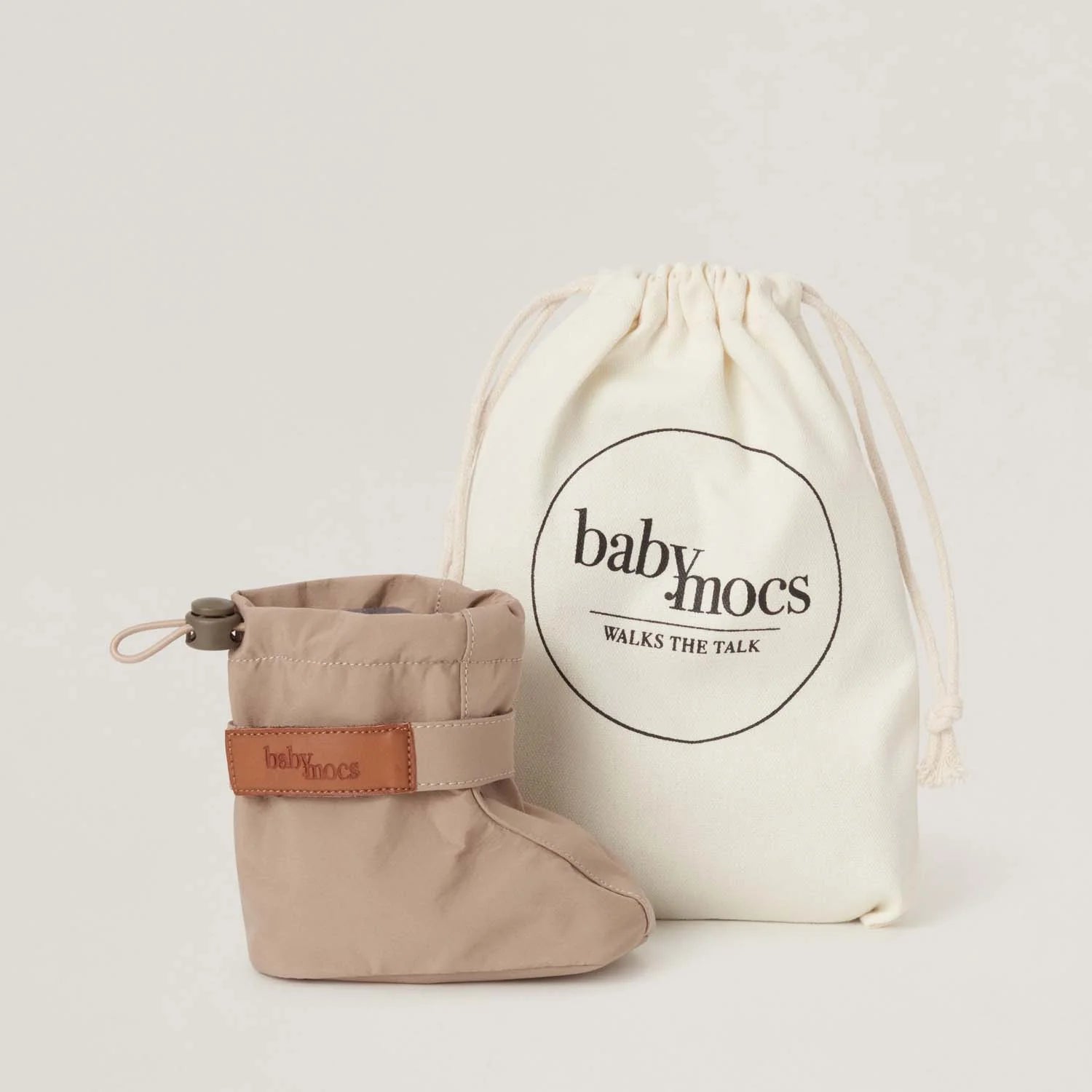 Baby Mocs Soft Snow Boots Dark Beige - MintMouse (Unicorner Concept Store)