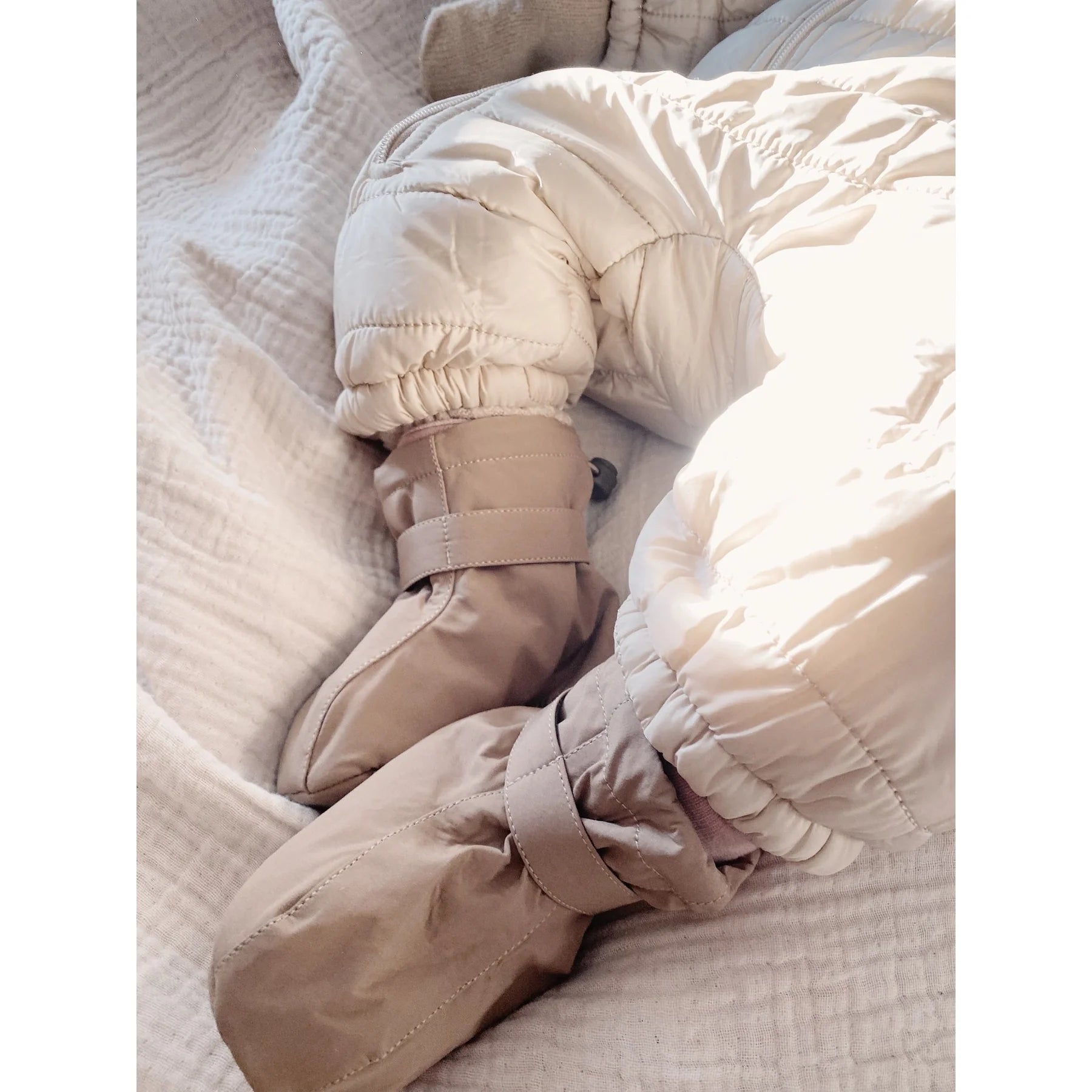 Baby Mocs Soft Snow Boots Dark Beige - MintMouse (Unicorner Concept Store)