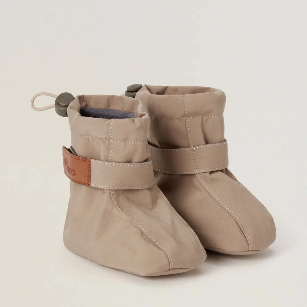 Baby Mocs Soft Snow Boots Dark Beige