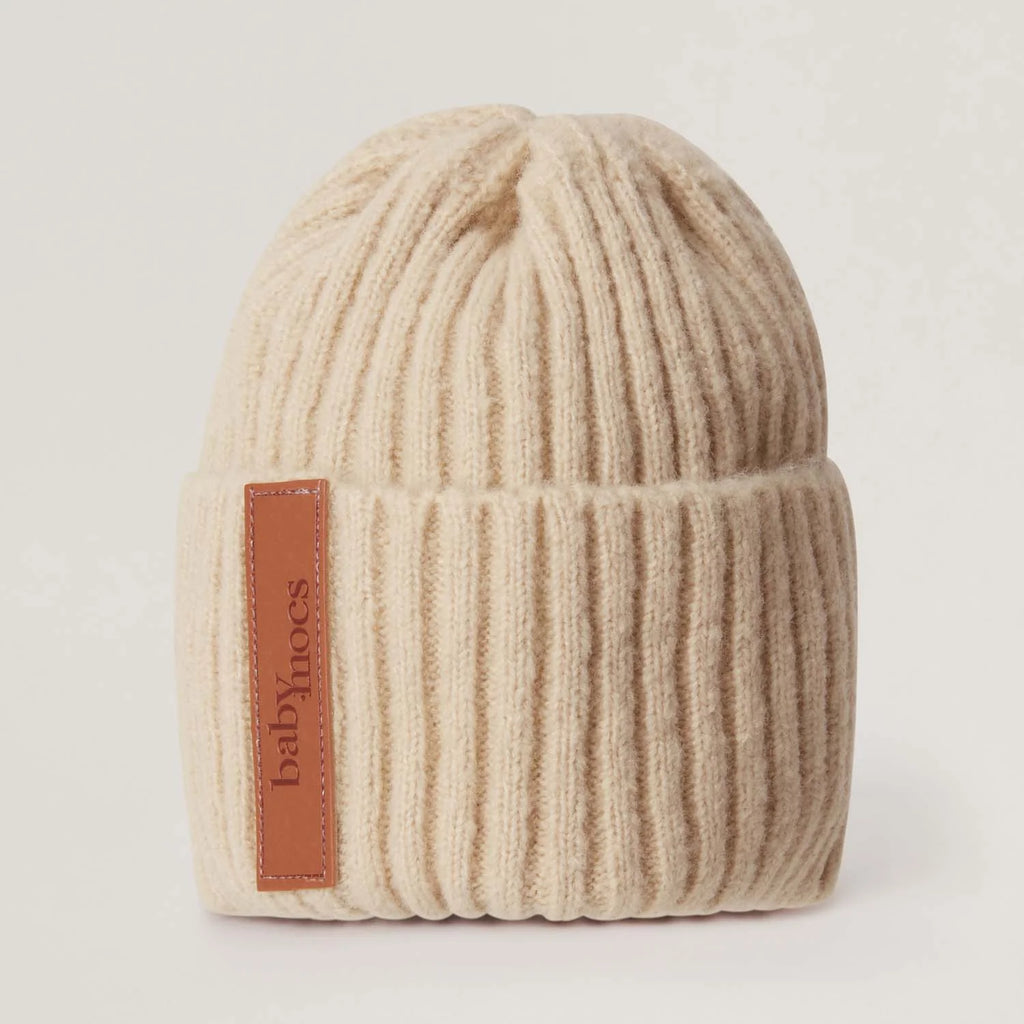 Baby Mocs - Beanie Beige - MintMouse (Unicorner Concept Store)