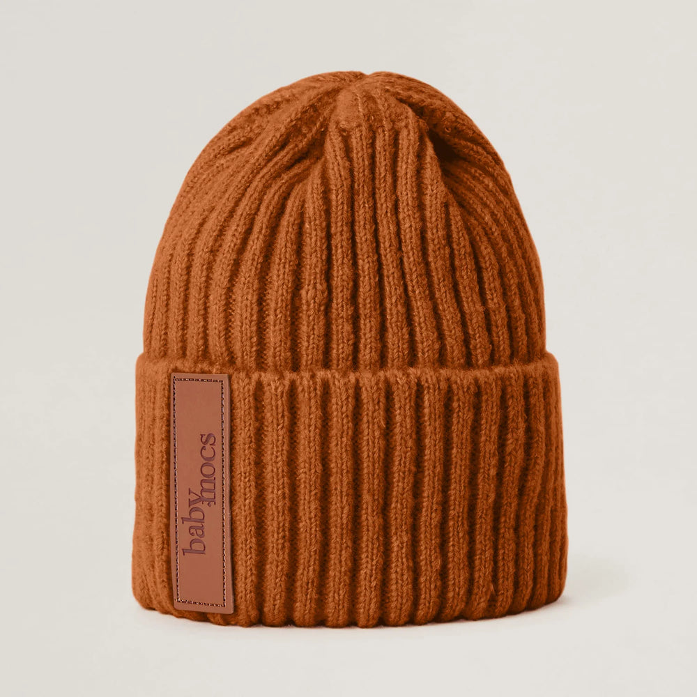 Baby Mocs - Beanie Rust