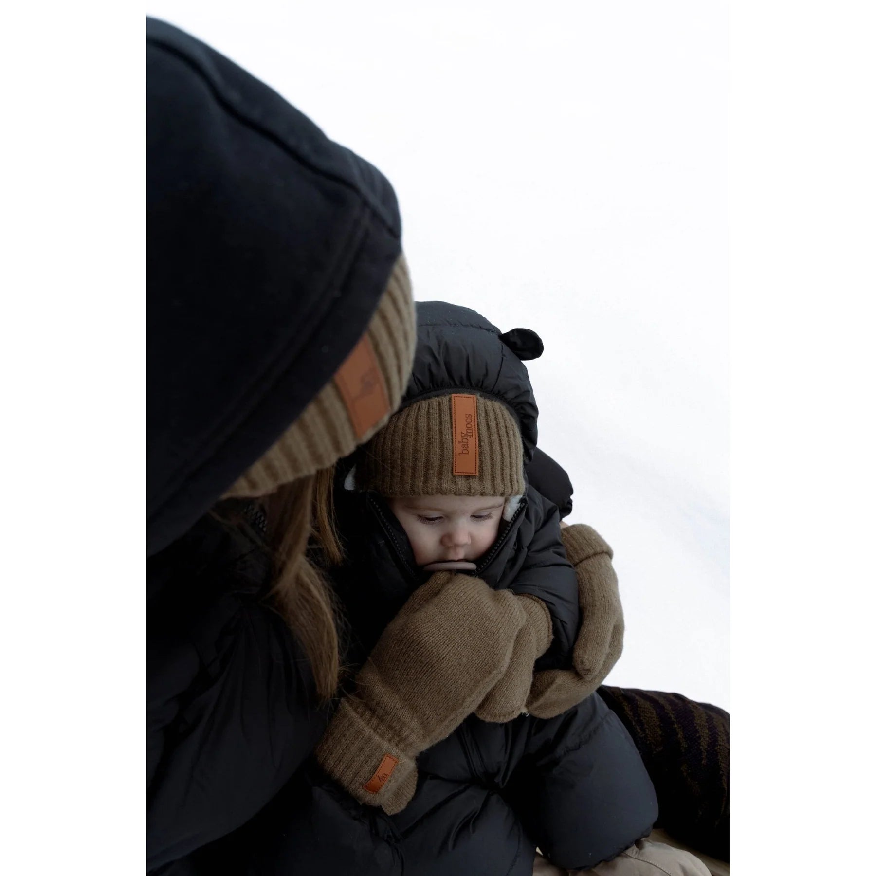 Baby Mocs - Mittens Greige - MintMouse (Unicorner Concept Store)