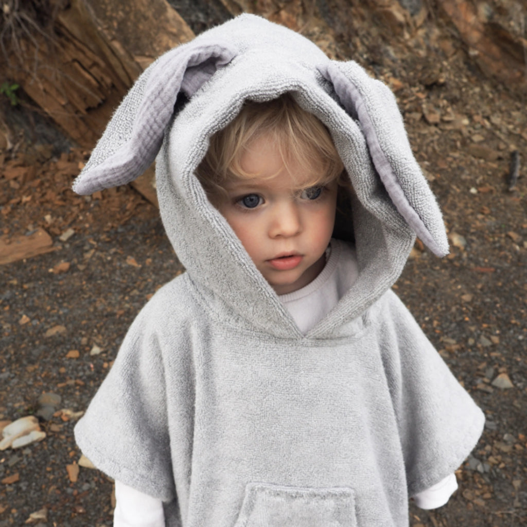 Bamboo poncho Bunny - beige - MintMouse (Unicorner Concept Store)