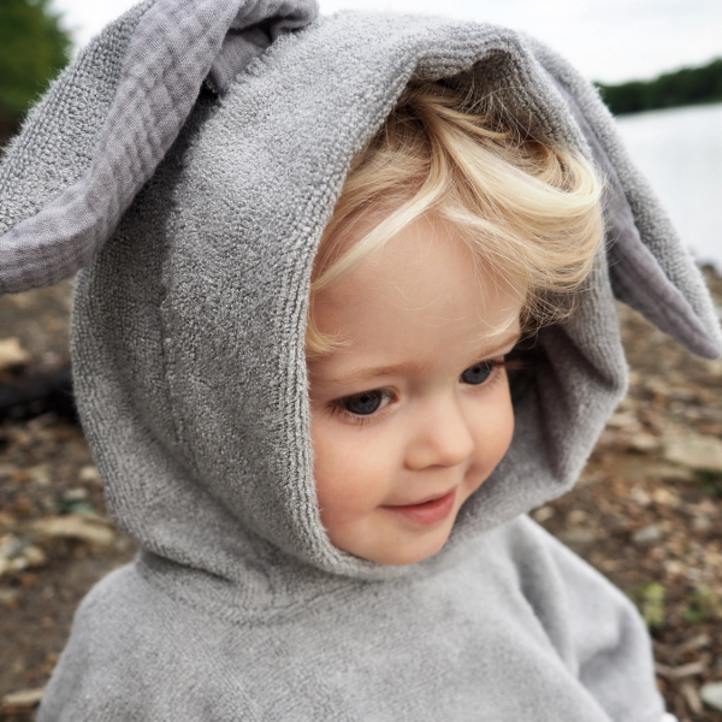Bamboo poncho Bunny - beige - MintMouse (Unicorner Concept Store)