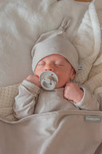 Pure Newborn hat with knot - Sand - MintMouse (Unicorner Concept Store)
