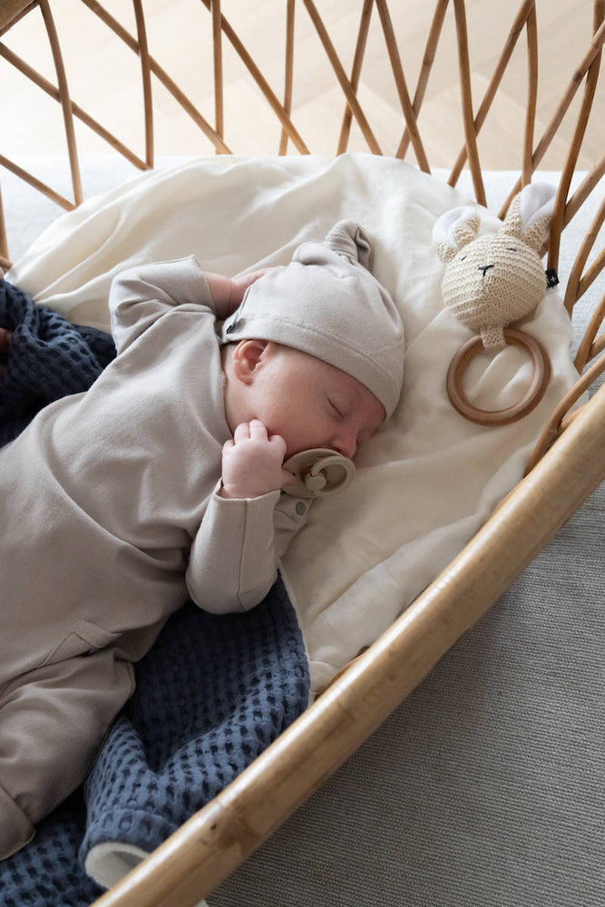 Pure Newborn hat with knot - Sand - MintMouse (Unicorner Concept Store)