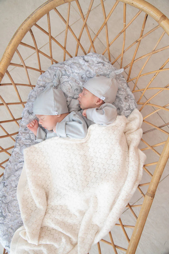 Pure Newborn hat with knot - Light blue - MintMouse (Unicorner Concept Store)