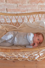 Pure Newborn shorts with feet - Lught blue - MintMouse (Unicorner Concept Store)
