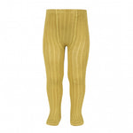 Basic rib tights MUSTARD