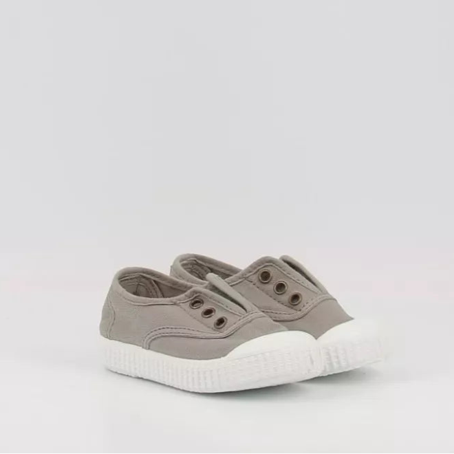 (106627) Children's canvas trainers with elastic - Gris - MintMouse (Unicorner Concept Store)