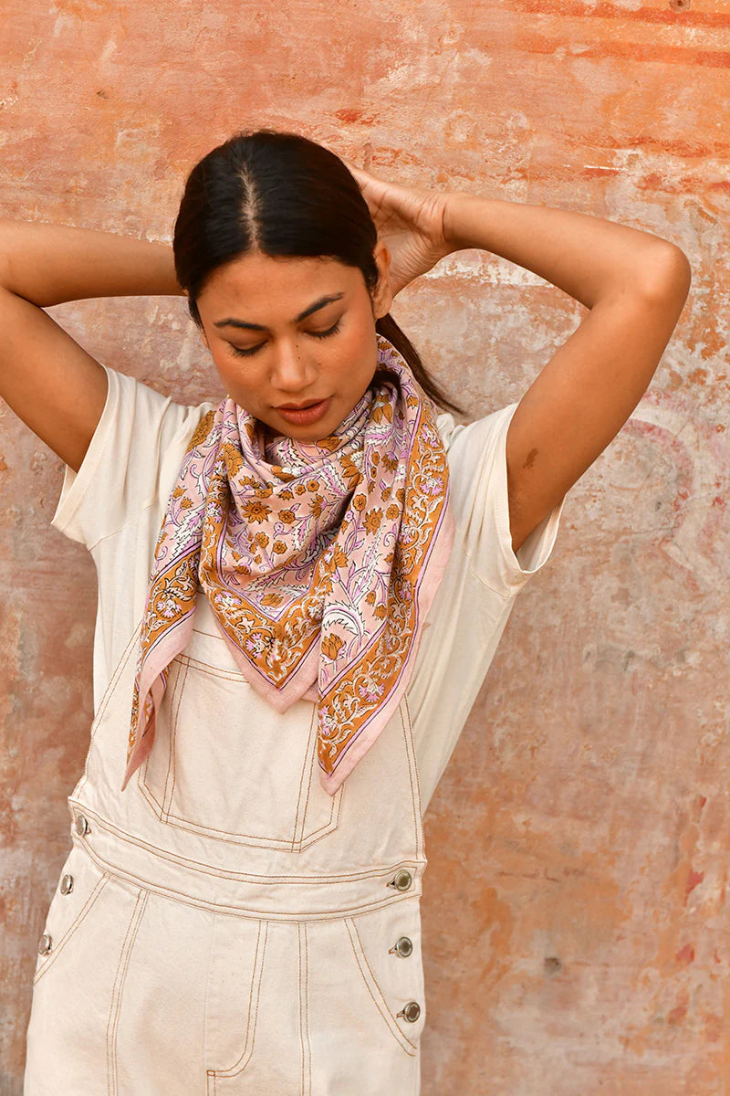 Grand foulard N°112 Rose - MintMouse (Unicorner Concept Store)