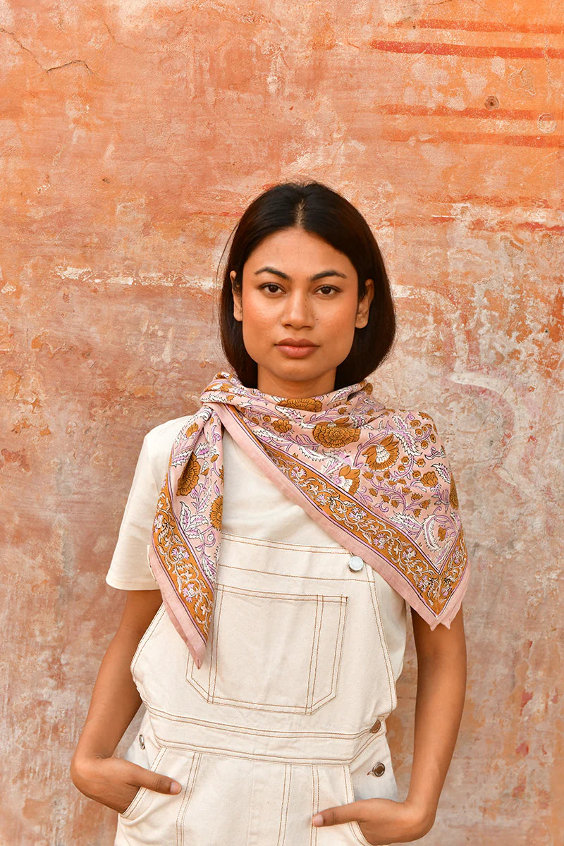 Grand foulard N°112 Rose - MintMouse (Unicorner Concept Store)
