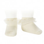 Ankle socks with CAVA ruched tulle strap - 303