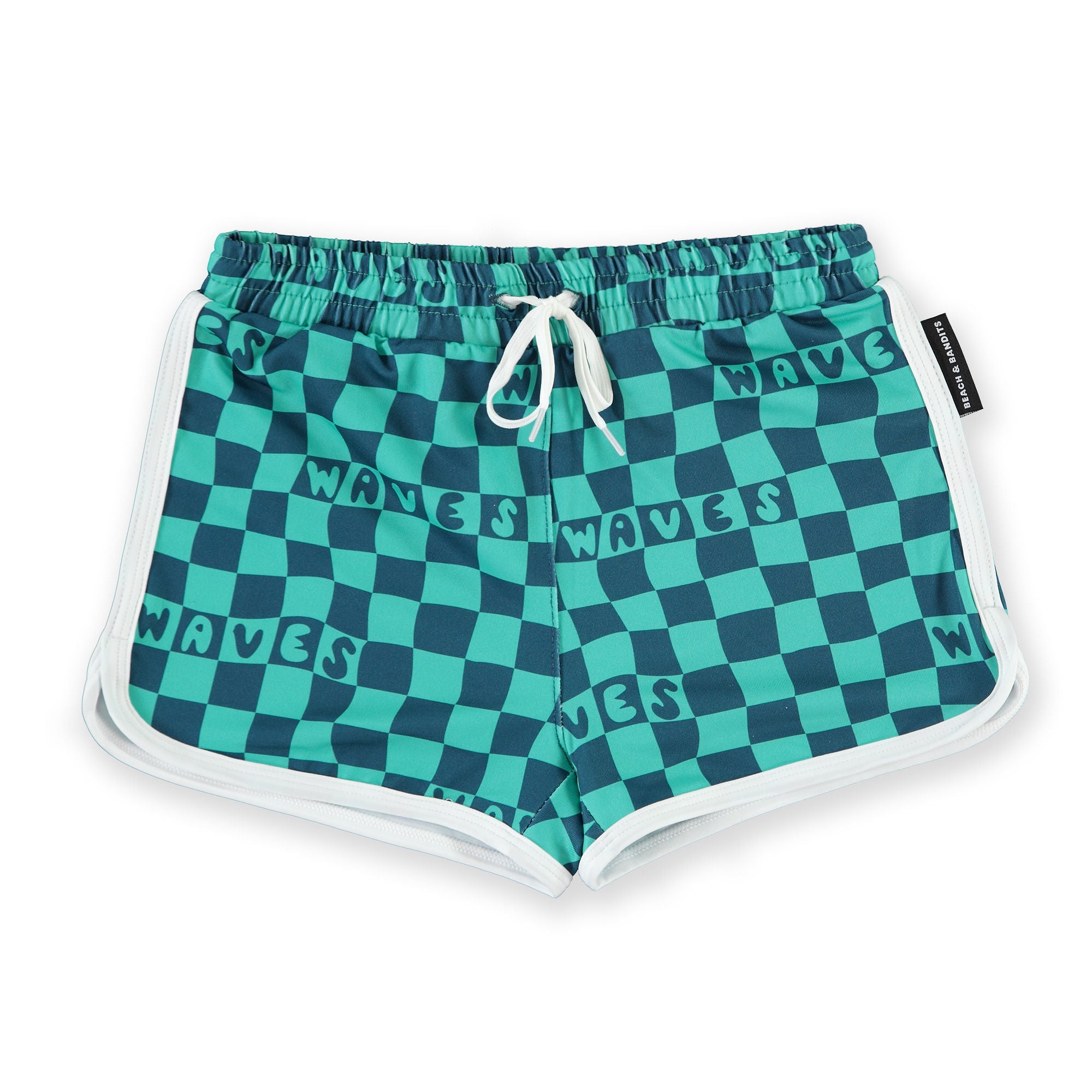 CHECKERED WAVES SWIM TRUNK - MintMouse (Unicorner Concept Store)