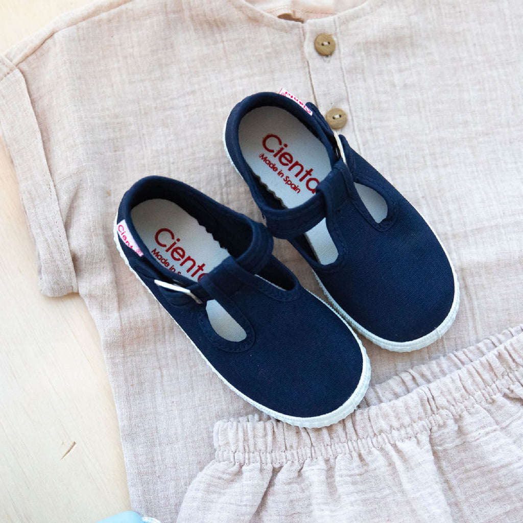 Cienta t-bar shoe with buckle - Marino (51000-77) - MintMouse (Unicorner Concept Store)