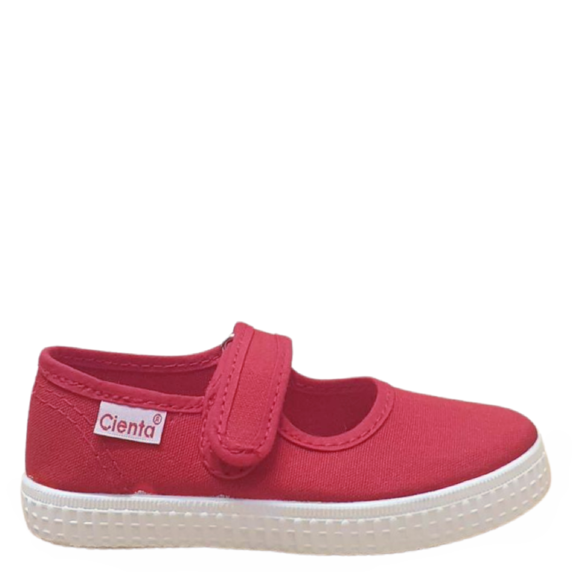 56000-02 Cienta fabric  Open shoe - Red - MintMouse (Unicorner Concept Store)