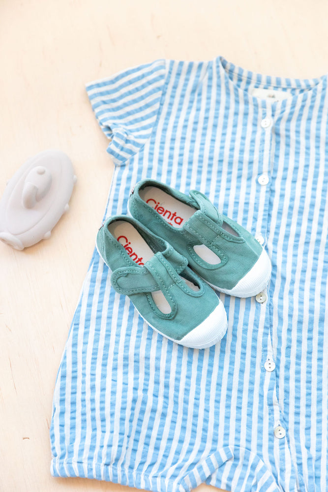 77777-189 Cienta fabric  Open shoe - Albhaca - MintMouse (Unicorner Concept Store)