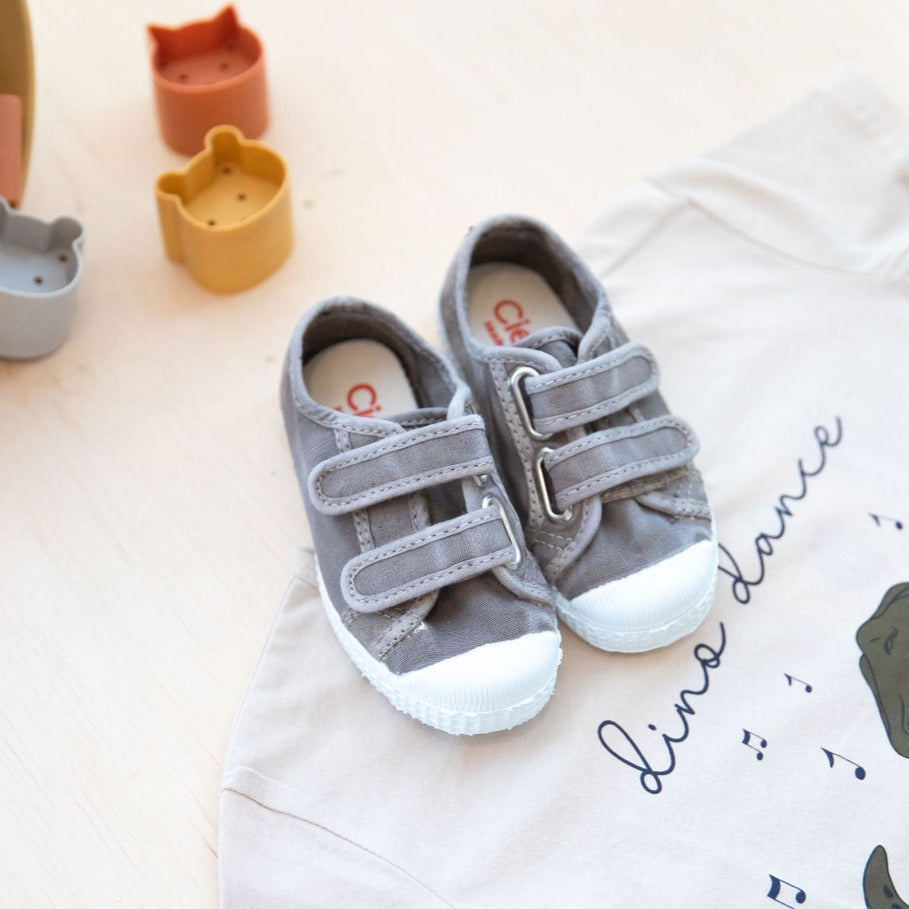 Cienta Velcro straps - Light grey (78777-170) - MintMouse (Unicorner Concept Store)