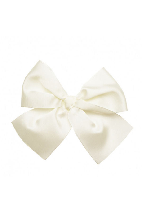 Hair clip with large grossgrain bow Beige - MintMouse (Unicorner Concept Store)