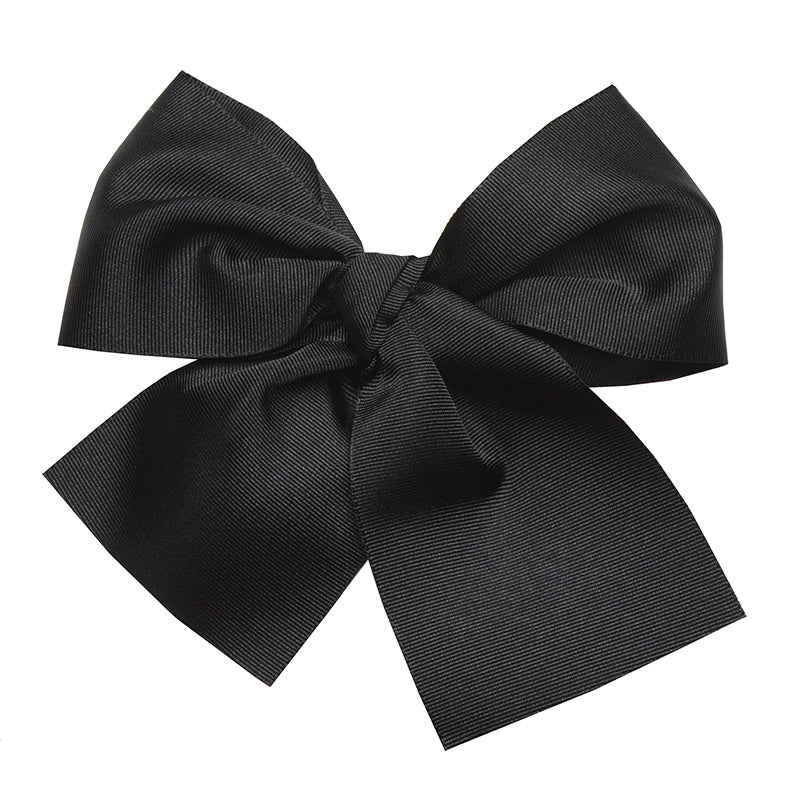 Hair clip with large grossgrain bow Black - MintMouse (Unicorner Concept Store)