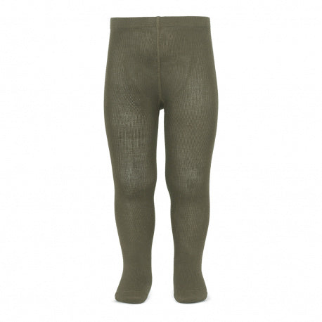 Plain stitch basic tights MINK - 350