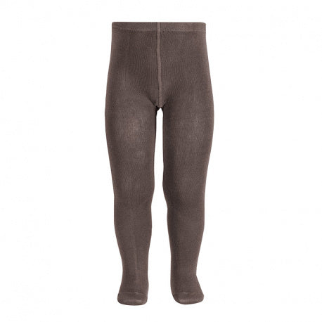 Plain stitch basic tights TRUFFLE - MintMouse (Unicorner Concept Store)